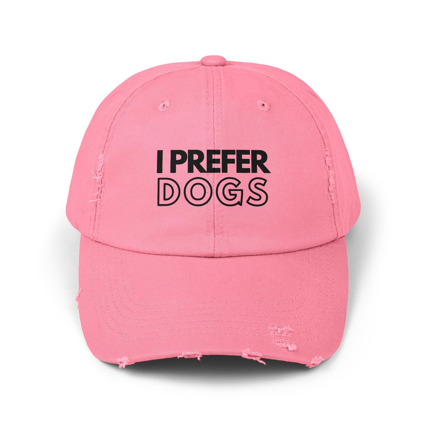 I Prefer Dogs Cap