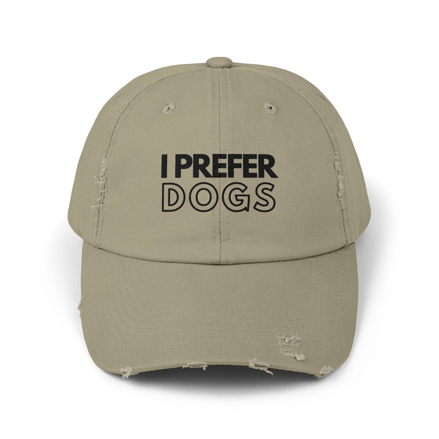 I Prefer Dogs Cap