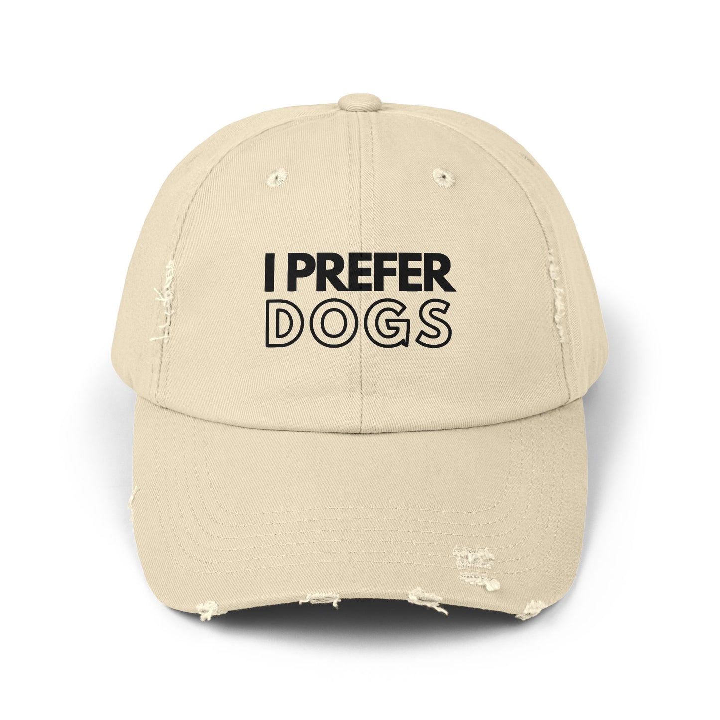 I Prefer Dogs Cap