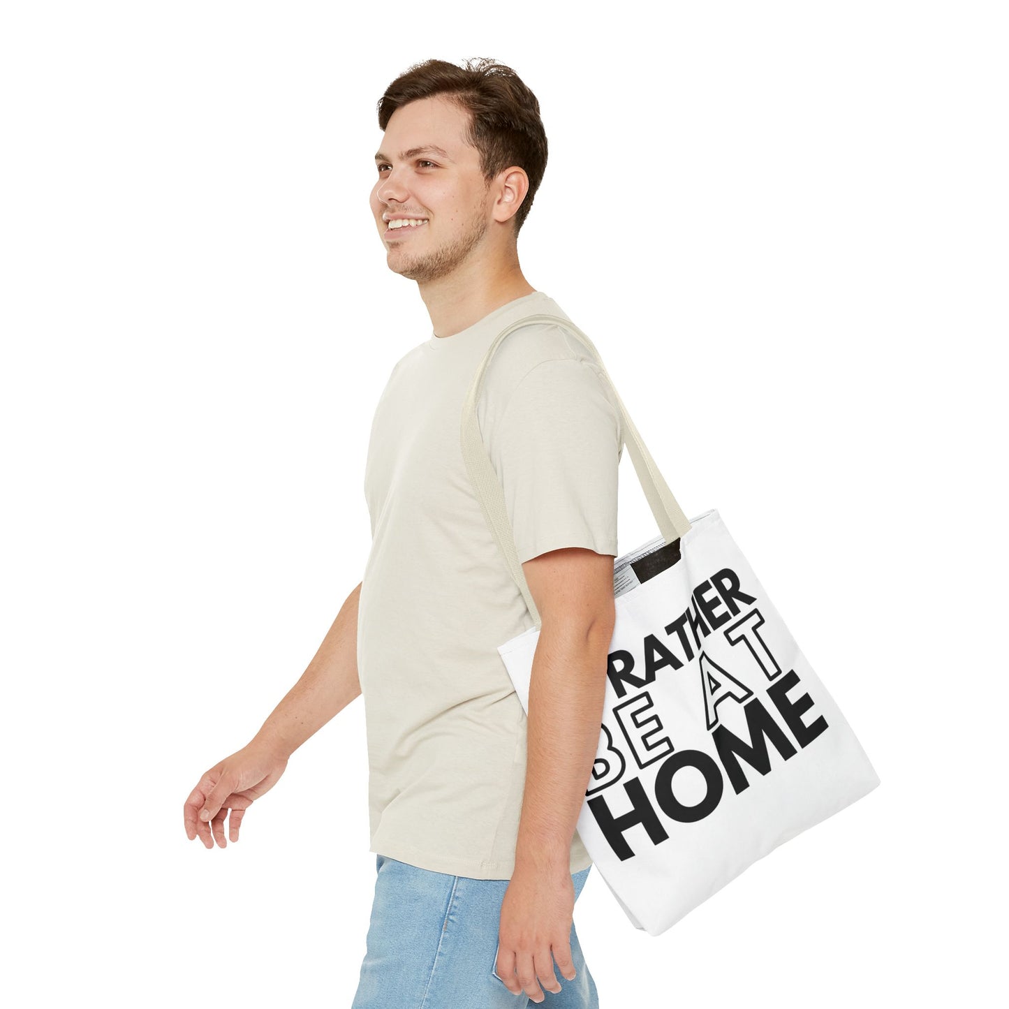 I'd Rather Be At Home Tote Bag