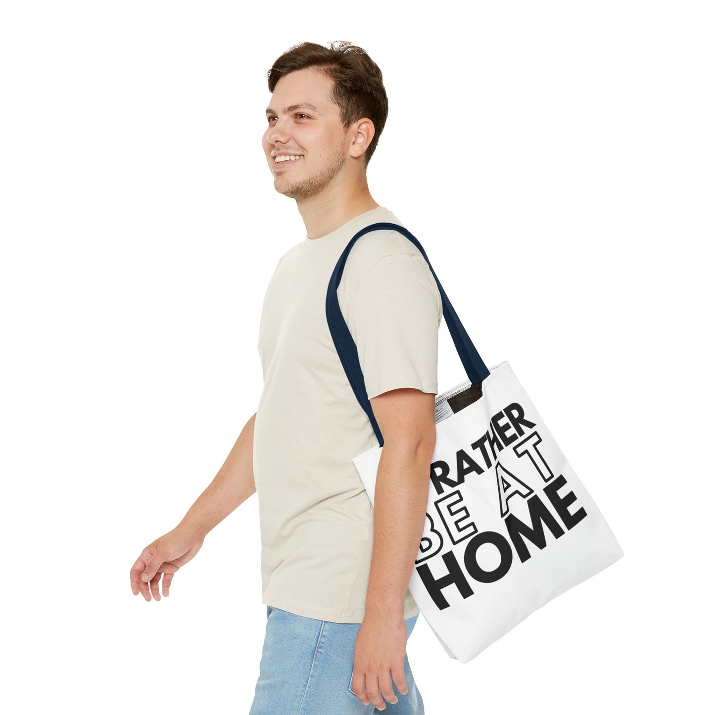 I'd Rather Be At Home Tote Bag