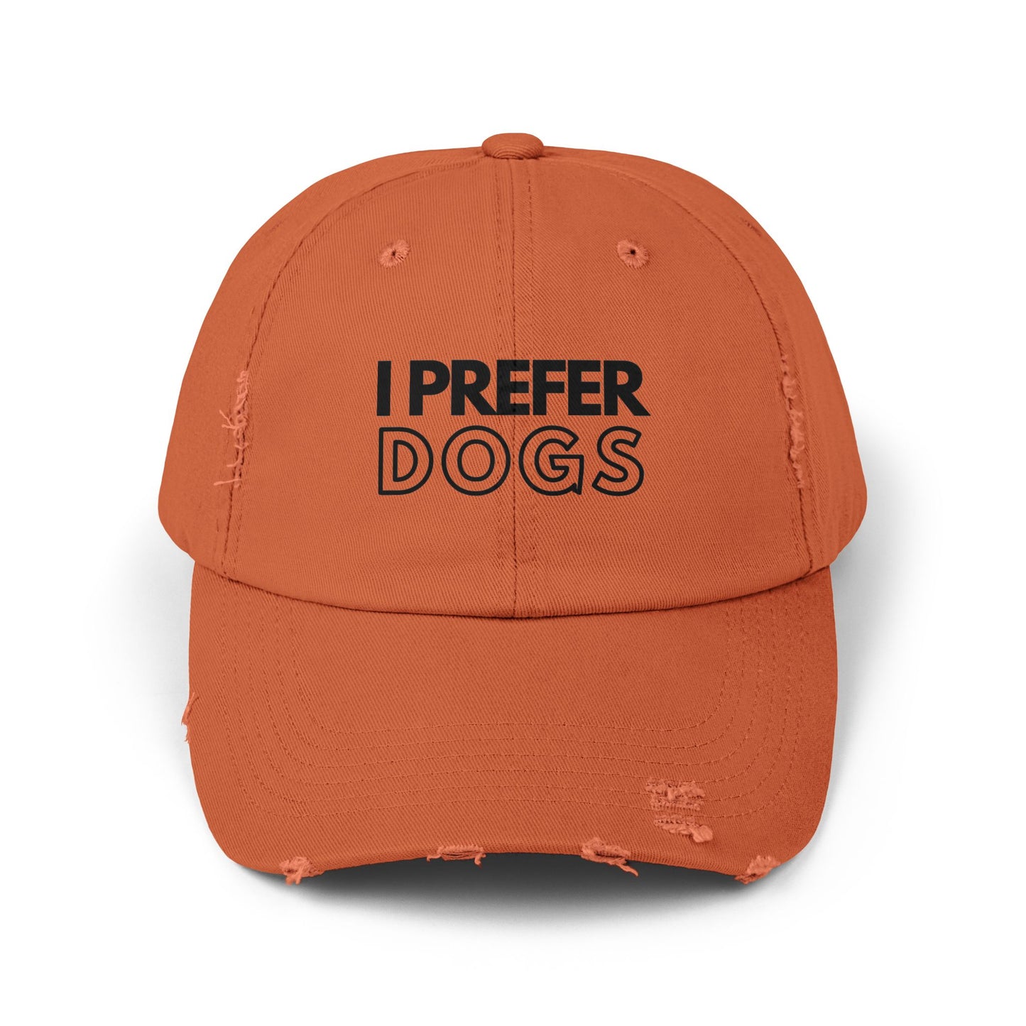 I Prefer Dogs Cap